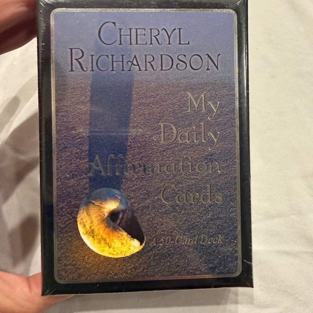 Cheryl Richardson My Daily Affirmation Cards 50-Card Deck Hay House New Sealed